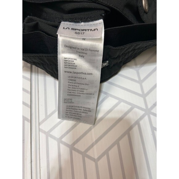 La Sportiva Italy Women's size XS Climbing Pants Black Hiking Ins 32 g - Picture 9 of 12